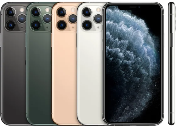 Apple's product photograph of the iPhone 11 Pro